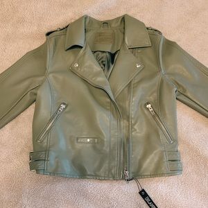 Blank NYC Matcha Vegan Leather Jacket
